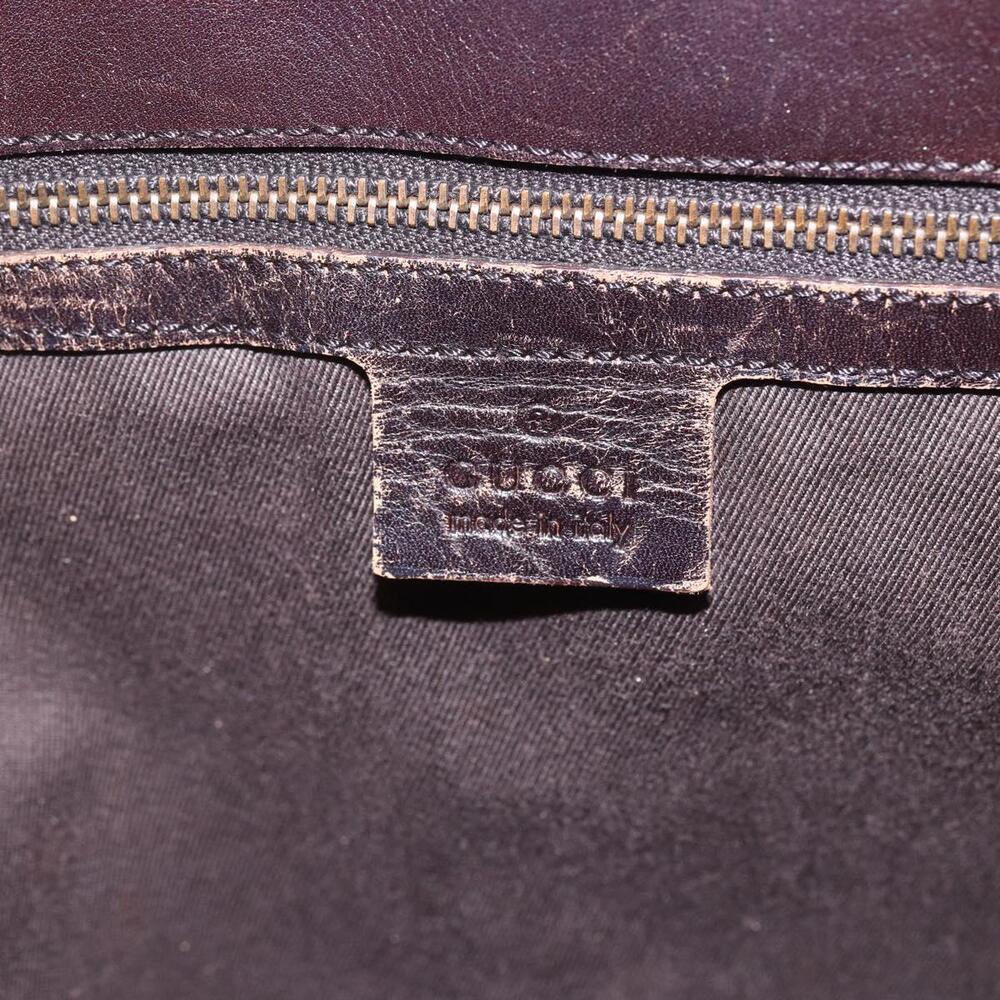 GUCCI GG Canvas Tote Bag Beige Gold 106251 Auth 162943 - Picture 10 of 16